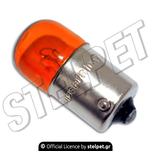 Λάμπα 12V/10W37R BAU15S G18 πορτοκαλί Limastar